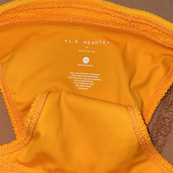 PacSun orange crush bikini top and bottom - Picture 6 of 6